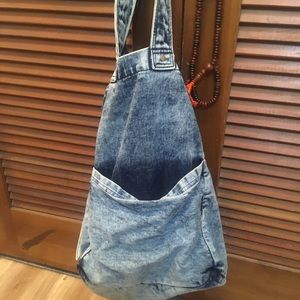 Large Free People Jeans Bucket Bag